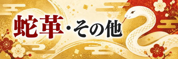 蛇革・その他の商品一覧を見る