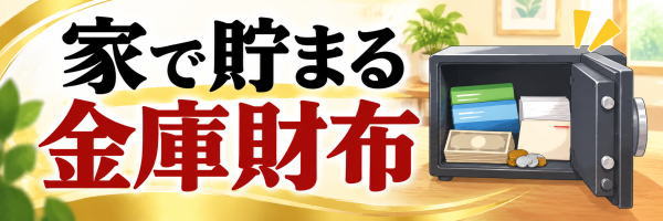 家で貯まる金庫財布